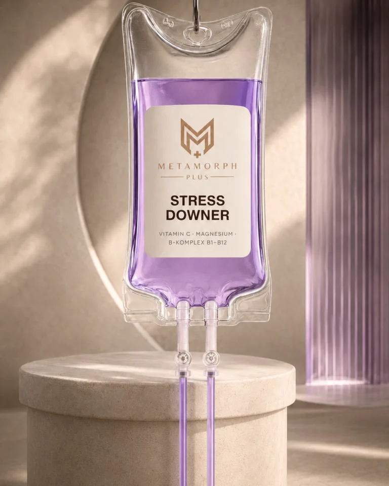 Stress Downer Infusion mit Vitamin C, Magnesium und B-Vitaminen